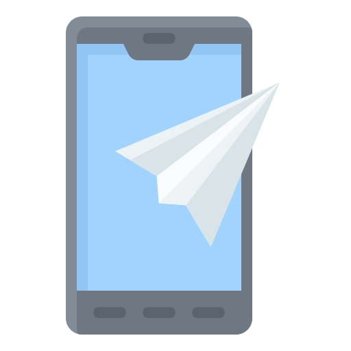 Paper plane Generic Flat icon