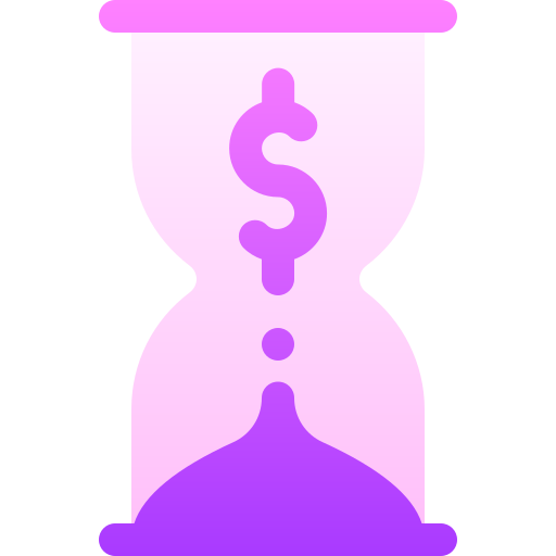Время - деньги Basic Gradient Gradient иконка