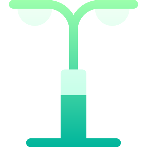 Street light Basic Gradient Gradient icon