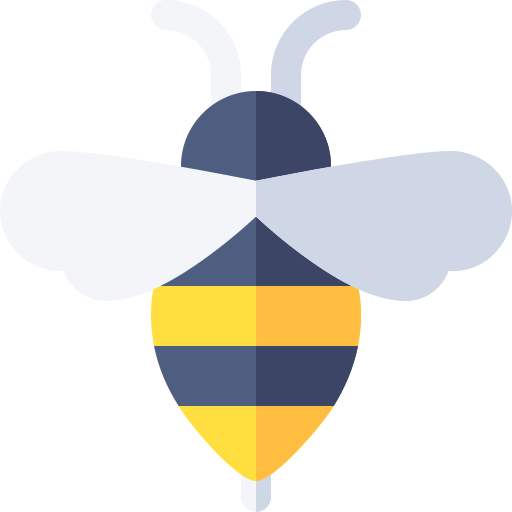 pszczoła Basic Rounded Flat ikona