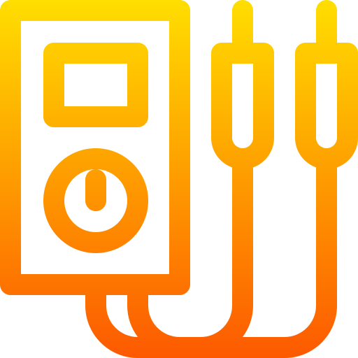 Multimeter Basic Gradient Lineal color icon