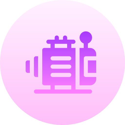 moteur Basic Gradient Circular Icône