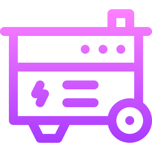 generator elektryczny Basic Gradient Lineal color ikona