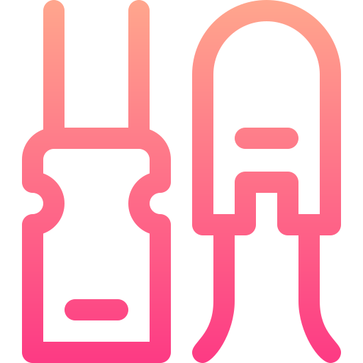 Capacitor Basic Gradient Lineal color icon