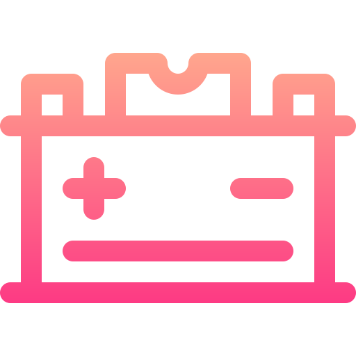 Battery Basic Gradient Lineal color icon