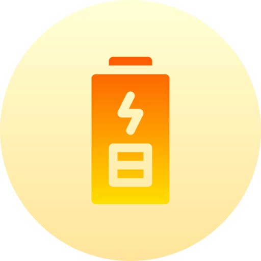 batería Basic Gradient Circular icono