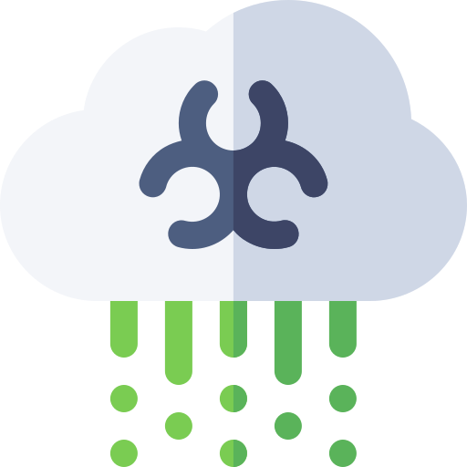 co2 구름 Basic Rounded Flat icon