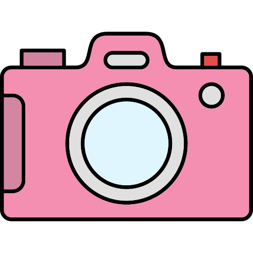 디지털 카메라 Generic Thin Outline Color icon