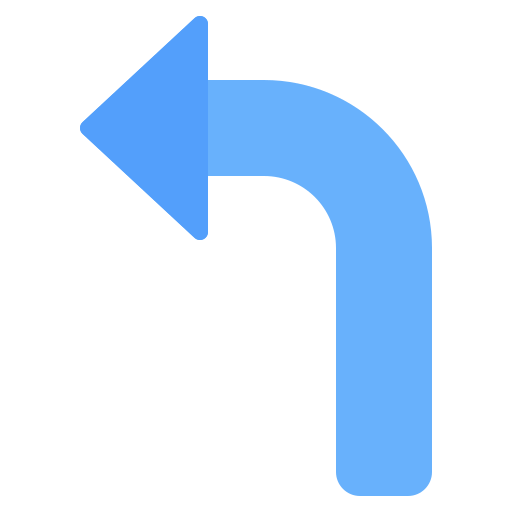 Turn left Generic Flat icon