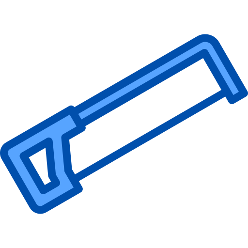 Hacksaw Generic Blue icon