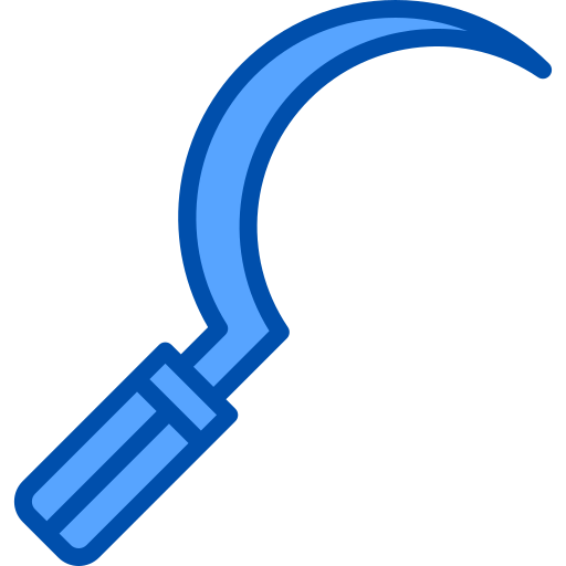 Sickle Generic Blue icon