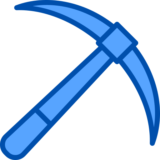 Pickaxe Generic Blue icon