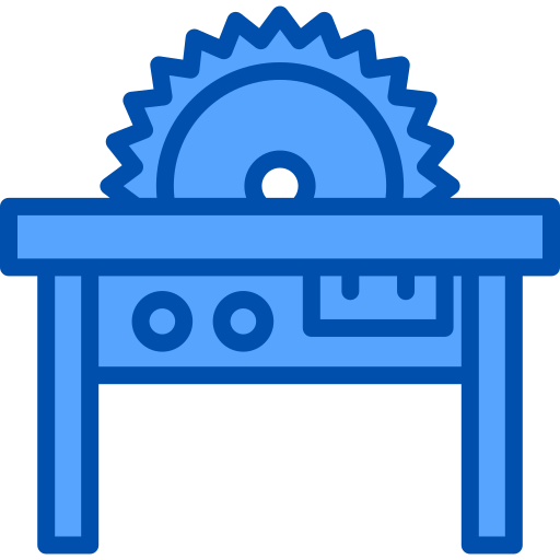 Table saw Generic Blue icon