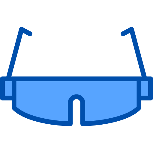 Safety glasses Generic Blue icon