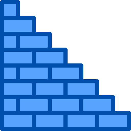 parede de tijolos Generic Blue Ícone