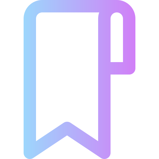 Bookmark Super Basic Rounded Gradient icon