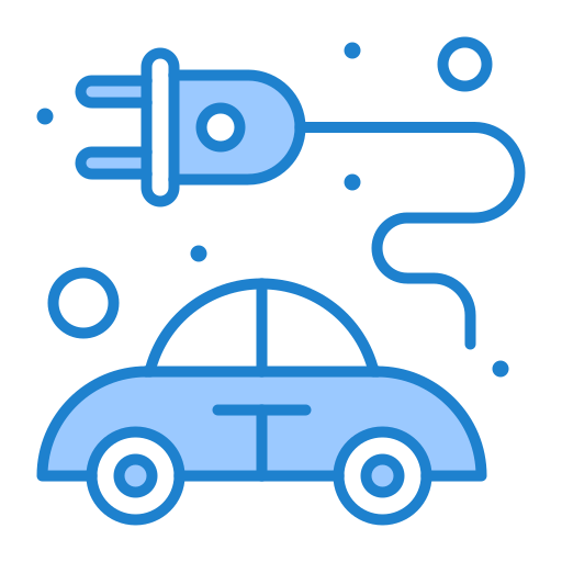 Electric car Generic Blue icon