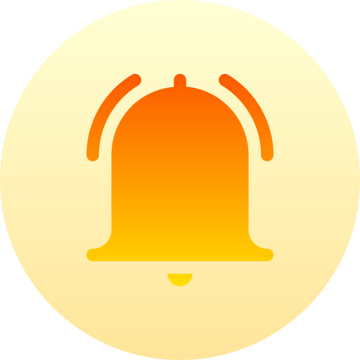campana Basic Gradient Circular icona