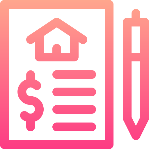 immobilien Basic Gradient Lineal color icon