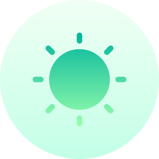 Daylight Basic Gradient Circular icon