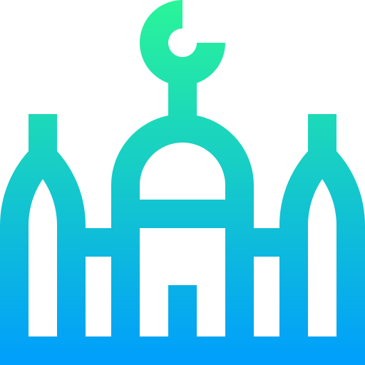 Mosque Super Basic Straight Gradient icon