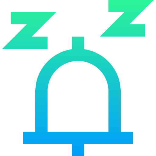 Snooze Super Basic Straight Gradient icon