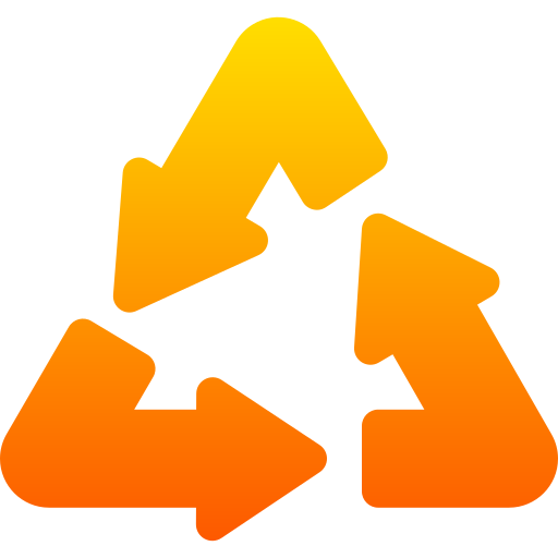 reciclaje Basic Gradient Gradient icono