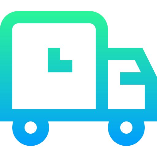 Delivery truck Super Basic Straight Gradient icon