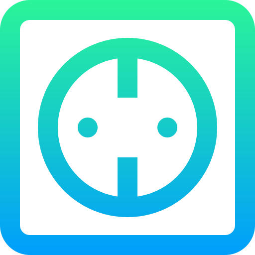 steckdose Super Basic Straight Gradient icon