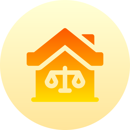 vivienda Basic Gradient Circular icono
