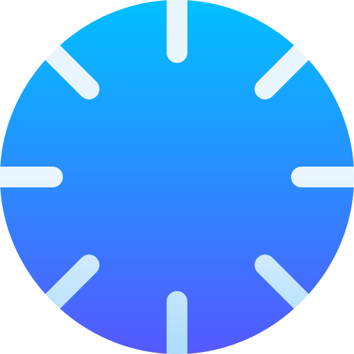 時間 Basic Gradient Gradient icon