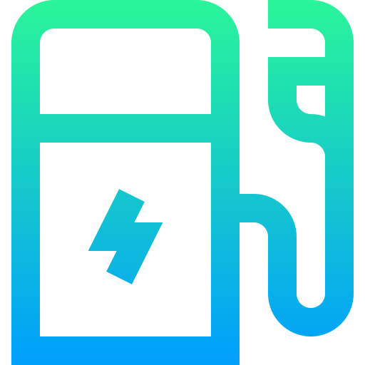 Electric station Super Basic Straight Gradient icon
