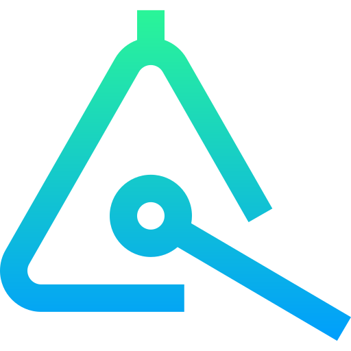 Треугольник Super Basic Straight Gradient иконка