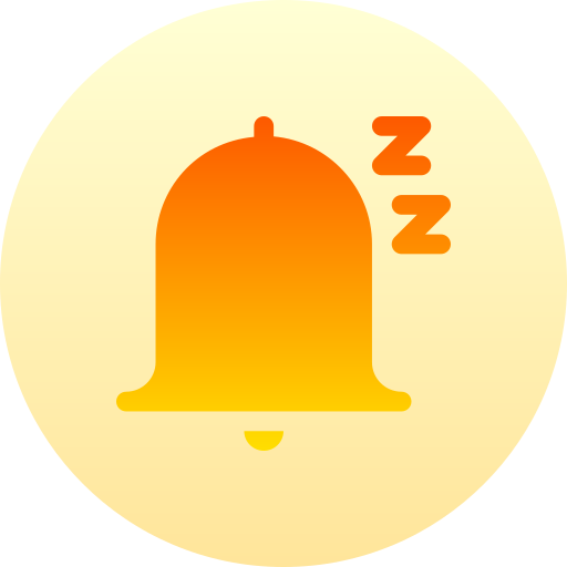 drzemka Basic Gradient Circular ikona