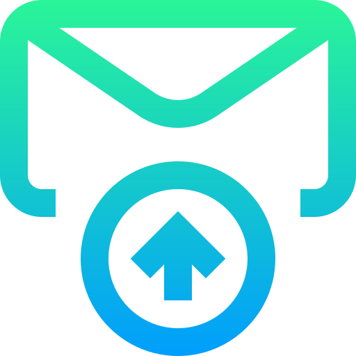 email Super Basic Straight Gradient icon