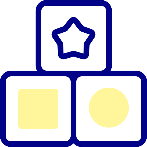 キューブ Detailed Mixed Lineal color icon