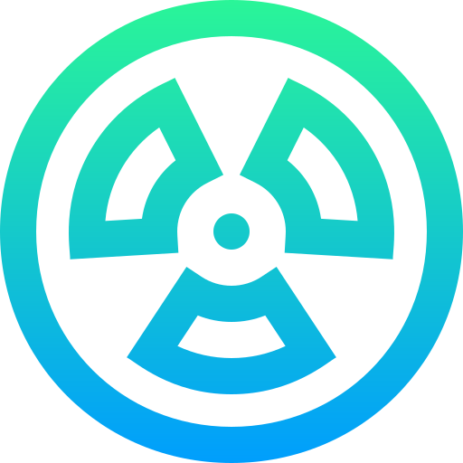 nuclear Super Basic Straight Gradient icono