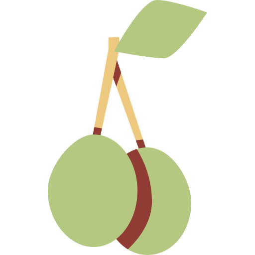 Оливки Cartoon Flat иконка