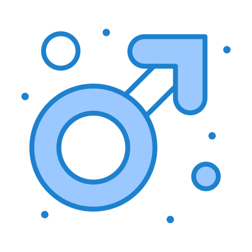 mannelijk Generic Blue icoon