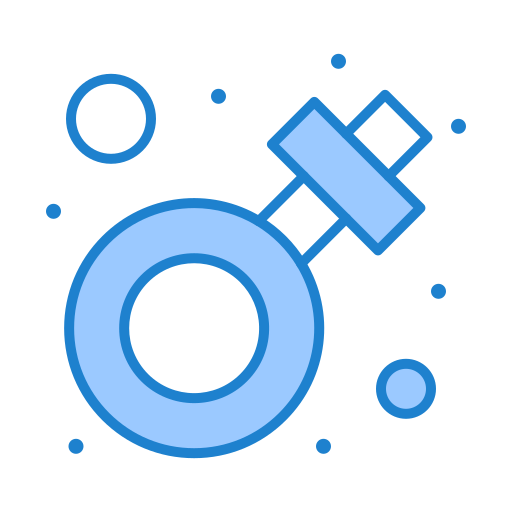 여자 Generic Blue icon