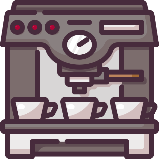 macchina per il caffè Generic Outline Color icona
