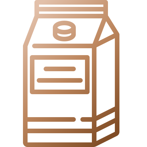 Пакет молока Generic Gradient иконка