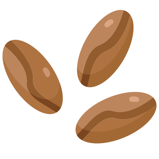 Кофейные зерна Generic Flat иконка