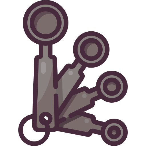 Measuring spoons Generic Outline Color icon