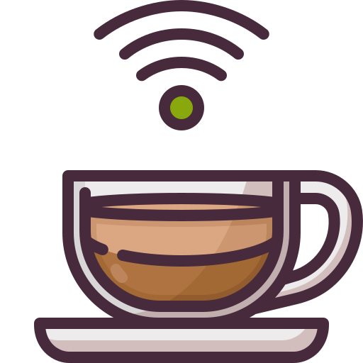 無料wi-fi Generic Outline Color icon