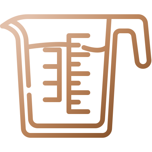 Measuring cup Generic Gradient icon