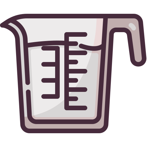 計量カップ Generic Outline Color icon