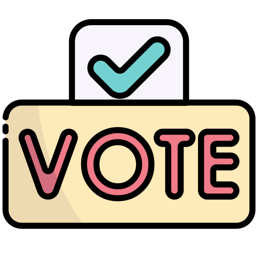 Vote Generic Outline Color icon