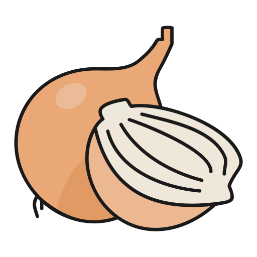 zwiebel Generic Thin Outline Color icon