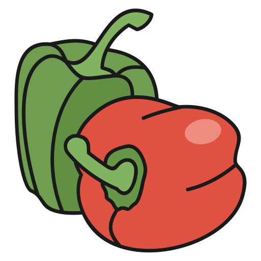 Peppers Generic Thin Outline Color icon